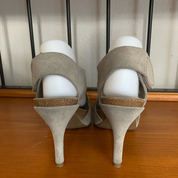 Pedro Garcia Pamela Suede Slingback Sandals Size 38 US 8 - Picture 3 of 16